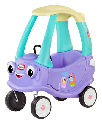 Picture of Little Tikes Bluey Grannies Car Coupe with 2 Accessories, Bluey Foot-to-Floor Ride-On, for Boys and Girls Ages 1.5-5 Years