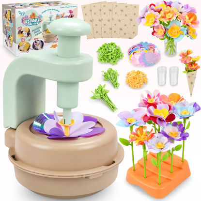 Picture of Fabric Flower Bouquets Toys, DIY Craft Kits Toys for Kids - Flower Market Toy, Build Your Flower Bouquet, Arts & Crafts for 4 5 6 7 8 Year Toddler Girl, Educational Activity Preschool B-Day Gifts