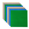 Picture of LVHERO 8 Pack Classic Baseplates Building Plates for Building Bricks 100% Compatible with All Major Brands-Baseplate, 10" x 10", Multicolored
