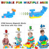 Picture of 42PCS Magnetic Blocks, Gifts for 3 4 5 6 Year Old, Magnet Building Blocks for Toddlers, Girls & Boys, Sensory - Montessori - Autism - Magnetic Toys for Kids Ages 3-5 4-8