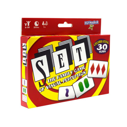 Picture of SET Enterprises SET - The Family Card Game of Visual Perception - Race to Find The Matches, For Ages 8+,81 Cards, Rules included