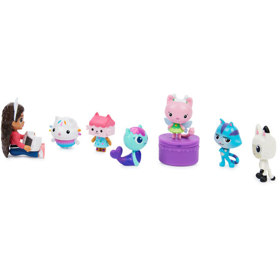 GetUSCart- Gabby's Dollhouse, Deluxe Figure Gift Set with 7 Toy Figures ...