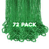 Picture of Windy City Novelties - 33" Inch Metallic Bead Necklace Bulk 72 Pack (Green)