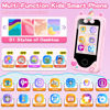 Picture of Kids Smart Phone for Girls, Christmas Birthday Gifts for Girls Age 3-10,Kids Toys Cell Phone, Toddler Learning Play Toy Phone with Dual Camera, Game, Music Player
