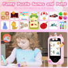 Picture of Kids Smart Phone for Girls, Christmas Birthday Gifts for Girls Age 3-10,Kids Toys Cell Phone, Toddler Learning Play Toy Phone with Dual Camera, Game, Music Player