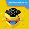 Picture of GiiKER Tic Tac Toe Bolt Game, Original 3-in-1 Handheld Puzzle Game Console, Portable Travel Games for Car Ride, Board Games for Kids and Adults, Birthday Gifts for Ages 3+