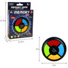 Picture of tingbowie Light Up Memory Game Handheld Electronic Toys Color Memorizing Classic Board Games Quiz Game with Lights and Sounds (907) (907)
