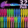Picture of [ 2 Style ] 32 Pack Valentines Day Gifts for Kids Classroom Invisible Ink Pen with UV Black Light Secret Spy Pens Magic Disappearing Ink Markers School Supplies Kids Party Favors Boys Girls Exchange