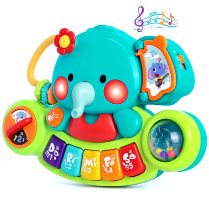 Picture of Baby Piano Toy 6 to 12 Months Light Up Music Baby Toys for 0 6 9 12 18 Months Early Learning Educational Piano Keyboard Infant Toys Baby Girl Piano Toy 1 Year Old Boy Girl Gifts