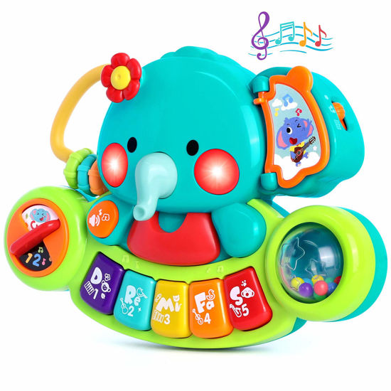 Picture of Baby Piano Toy 6 to 12 Months Light Up Music Baby Toys for 0 6 9 12 18 Months Early Learning Educational Piano Keyboard Infant Toys Baby Girl Piano Toy 1 Year Old Boy Girl Gifts