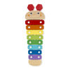 Picture of Melissa & Doug Caterpillar Xylophone Musical Toy With Wooden Mallets 15.25" x 6.5" x 1.5 - For Toddlers,Ages 3+,Blue