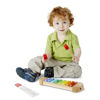 Picture of Melissa & Doug Caterpillar Xylophone Musical Toy With Wooden Mallets 15.25" x 6.5" x 1.5 - For Toddlers,Ages 3+,Blue