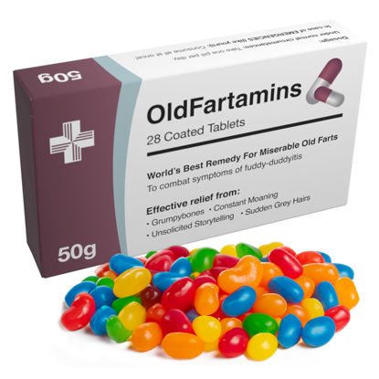 Picture of Funny Prank Pill Box with Sweets, Gag Gifts for Men, 20th 30th 40th 50th 60th 70th Birthday Gifts for Him, Novelty Joke Birthday Gifts for Boyfriend, Birthday Gift Hamper for Her, Secret Santa Gifts