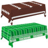 Picture of Football Party Decorations Disposable Tablecloth Plastic Touchdown Table Cover for Birthday Party Football Party Games Decoration 54 X 108Inch，2 Pack