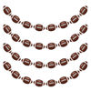 Picture of 4PC - Football Party Decorations - Football Banner - Football Hanging Decorations Decor for Themed Birthday Party Bowl Game Fans Home Garland Supplies Flag