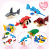 Picture of JOYIN 24 Packs Valentines Day Cards with Sea Animal Building Blocks for Gifts Party Favor, Classroom Exchange Prize, Valentine’s Greeting Cards