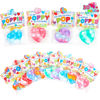 Picture of JOYIN 30 Packs Valentine’s Day Gift Cards with Heart Pop Bubble Keychain, Mini Pop Squeeze Toys, Stress Relief Fidget Toys for Kids Valentine's Party Favors, Classroom Exchange and Game Prizes