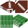 Picture of 50 PCS Football Party Supplies, 6.5 Inches Football Napkins with 2 Styles, Disposable Football Paper Napkins, Football Theme Napkins for Game Day Touchdown Birthday Party Decorations