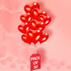 Picture of kortes Red Heart Balloons, 50pcs 10inch Foil, Valentine's Day Decoration Kit, Women's Department, Romantic Occasions