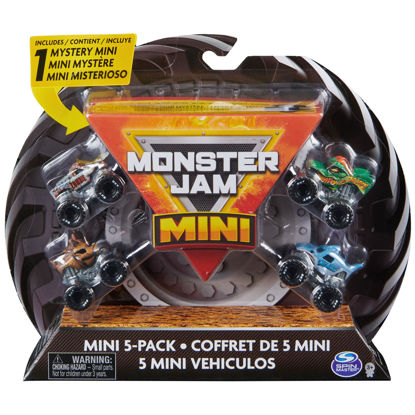 Picture of Monster Jam, Official Mini 5-Pack with Mystery Collectible Monster Truck, 1:87 Scale, Kids Toys for Boys and Girls Ages 3 and up