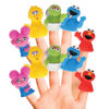 Picture of Sesame Street 10 Piece Finger Puppet Set - Party Favors, Educational, Bath Toys, Floating Pool Toys, Beach Toys, Finger Toys, Playtime