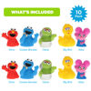 Picture of Sesame Street 10 Piece Finger Puppet Set - Party Favors, Educational, Bath Toys, Floating Pool Toys, Beach Toys, Finger Toys, Playtime