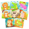 Picture of Zeoddler Wooden Puzzles for Toddlers, 8 Pack Animal Jigsaw Puzzles for Kids3-5, 9 Pieces Preschool Learning Activities, Learning & Educational Toys, Gift for Boys, Girls