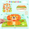 Picture of Zeoddler Wooden Puzzles for Toddlers, 8 Pack Animal Jigsaw Puzzles for Kids3-5, 9 Pieces Preschool Learning Activities, Learning & Educational Toys, Gift for Boys, Girls