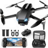 Picture of Drone with Camera, 2K HD FPV Drone with Brushless Motor, Altitude Hold, Gesture Selfie, One Key Take Off/Landing, 3D Flips, Waypoint Fly, 2 Batteries, Foldable Mini Drones for Kids and Beginners