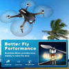 Picture of Drone with Camera, 2K HD FPV Drone with Brushless Motor, Altitude Hold, Gesture Selfie, One Key Take Off/Landing, 3D Flips, Waypoint Fly, 2 Batteries, Foldable Mini Drones for Kids and Beginners