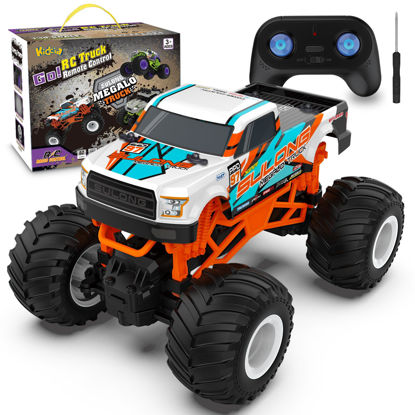 Picture of Kidcia 1:16 Scale RC Monster Truck - 2.4GHz All Terrain Car for Kids 4-12, 20 Km/h Off Road RC Truck, Christmas or Birthday Gift