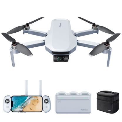 Picture of Potensic ATOM 3-Axis Gimbal 4K GPS Drone, Under 249g, 96 Mins Flight, Max 6KM Transmission, Visual Tracking, 4K/30FPS QuickShots, Lightweight for Adults and Beginners, Fly More Combo