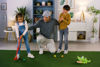 Picture of Gator Golf - Putt The Ball into The Gator's Mouth to Score Game by Goliath, Single, Gator Golf, 27 x 27 x 12.5 cm for age 3+ years