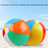 Picture of REGUICORP 2 Pack Beach Balls, 20 Inch Beach Balls for Kids, Rainbow Color Pool Toys Pool Balls for Swimming Pool, Beach Toys Inflatable Ball for Summer Parties and Water Games