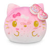 Picture of TeeTurtle Hello Kitty 50th Anniversary Reversible 4" Plushie - Pink - Officially Licensed Sanrio - Soft Special Edition Stuffed Animal