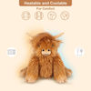 Picture of SuzziPals Heatable & Coolable Highland Cow Stuffed Animals Plushie, Microwavable Heating Pad for Soothing & Relaxation, Lavender Scented Cattle Plush Toys for Stress Relief, Stuffed Cow Gifts