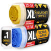 Picture of Premium XL Shammy Towel for Car - 2pk (34”x25”) - Super Absorbent Chamois Cloth - Spots & Scratch-Free - Reusable Car Drying Towels