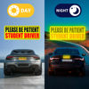 Picture of 3pcs Student Drive Magnet for Car, Please Be Patient Student Driver, New Drivers Sticker Safety Warning, Reusable Magnetic Reflective Rookie Driver Bumper Sticker