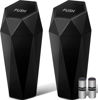 Picture of HOTOR Car Trash Can with Lid - 2 Pack, Mini Essential Car Accessories for Interior, Leakproof Garbage Can with 30 Attached Trash Bags, Multipurpose Organizers and Storage for Car, Home, Office
