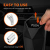 Picture of HOTOR Car Trash Can with Lid - 2 Pack, Mini Essential Car Accessories for Interior, Leakproof Garbage Can with 30 Attached Trash Bags, Multipurpose Organizers and Storage for Car, Home, Office