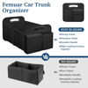 Picture of Femuar Car Trunk Organizer, Car Storage Organizer with Large Capacity Waterproof Collapsible Trunk Organizer for Car Suv/Jeep/Sedan (Black, Standard)