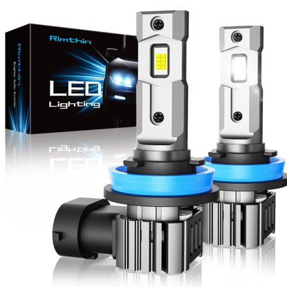 Picture of rimthin H11 Bulbs, H8 H9 Fog Light Cool White Light Bulbs, IP67 Waterproof, Pack of 2