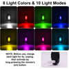 Picture of 4PCS Wireless LED Strobe Lights with Remote Control, 8 Colors USB Charing Waterproof Anti-Collision Led Emergency Warning Lights for Car Motorcycle Drone Aircraft Bike
