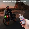Picture of 4PCS Wireless LED Strobe Lights with Remote Control, 8 Colors USB Charing Waterproof Anti-Collision Led Emergency Warning Lights for Car Motorcycle Drone Aircraft Bike