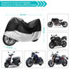 Picture of Motorcycle Cover,Motorbike Cover All Season Universal Weather Waterproof Sun Outdoor Protection with Lock-Holes & Storage Bag,XXL Motorcycles Vehicle Cover