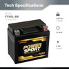 Picture of YTX5L-BS Battery replacement (5Ah, 12v, Sealed) Maintenance Free Battery ExpertPower®