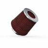 Picture of K&N 4-Inch Round Tapered Air Intake Filter - Washable, High Performance, 3" or 3-1/2" or 4" adjustable fitting