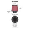 Picture of K&N 4-Inch Round Tapered Air Intake Filter - Washable, High Performance, 3" or 3-1/2" or 4" adjustable fitting