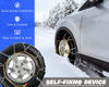 Picture of Snow-Chains Auto Fixing 1 Min Quick Fit Easy Installation Tire-Chains, Portable Reusable Universal Emergency Tire Traction Chain for Passenger Car, Pickup Trucks and SUV - Set of 2