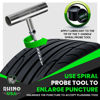 Picture of Rhino USA Tire Plug Repair Kit (86-Piece) Fix Punctures & Plug Flats with Ease - Heavy Duty Flat Tire Puncture Repair Kit for Car, Motorcycle, ATV, UTV, RV, Trailer, Tractor, Etc